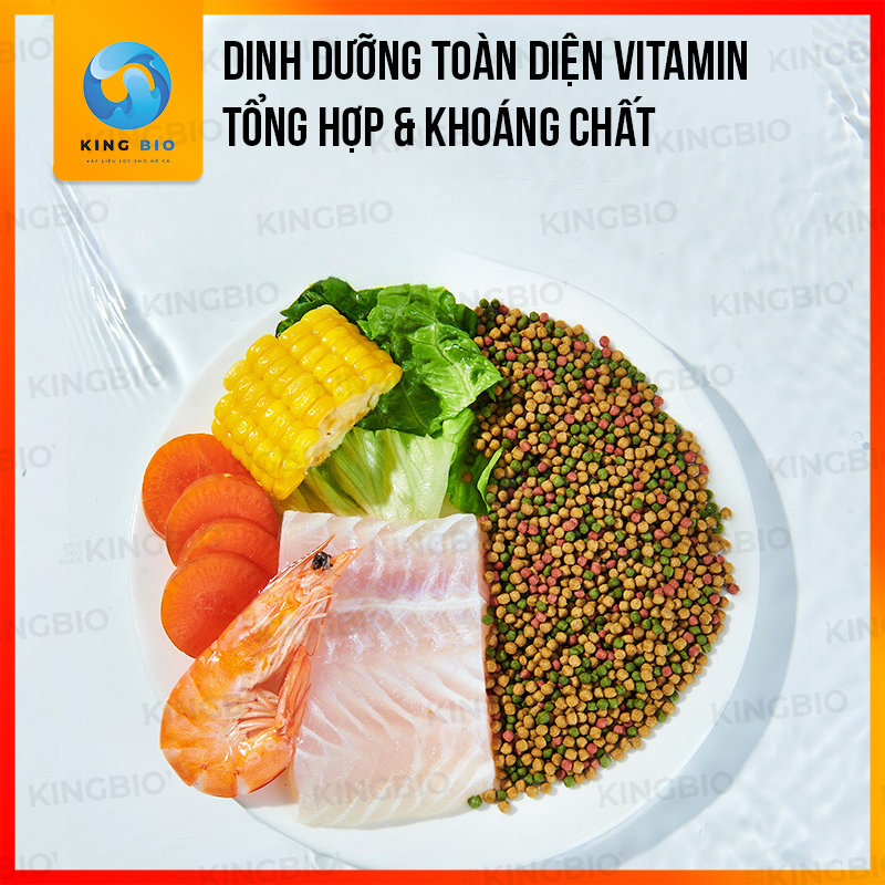 Cám Beesn Koi Food thức ăn cân bằng dinh dưỡng, giàu tảo xoắn và Vitamin cho cá KOI và cá chép khác