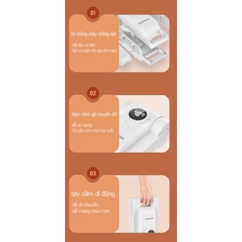 Máy sấy khô khử mùi bằng tia UV AUTO Dryer có Hẹn Giờ sử dụng cho giày dép, vật dụng