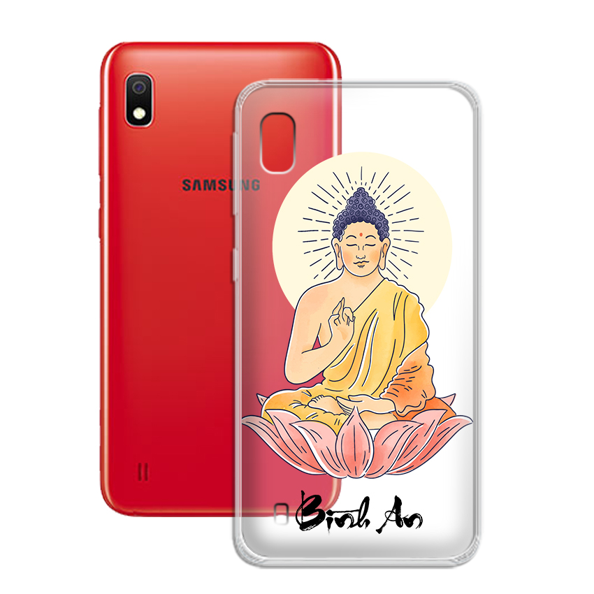 Ốp Lưng Điện Thoại Samsung Galaxy A10 - 01185 8039 BINHAN03 - Họa Tiết In Nổi - Silicone Dẻo - Hàng Chính Hãng