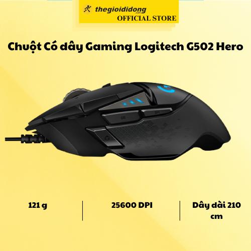 Chuột Có dây Gaming Logitech G502 Hero - Hàng chính hãng