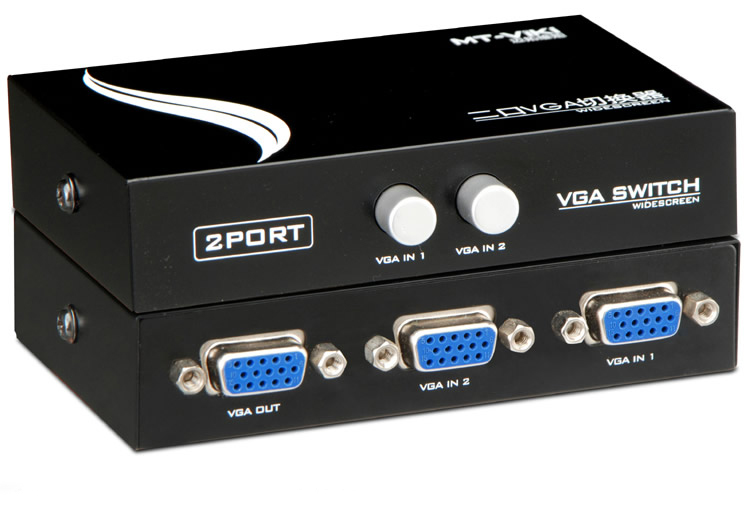 Bộ gộp VGA 2 vào 1 ra MK-VIKI (2 Port VGA Switch) - Hàng Nhập Khẩu