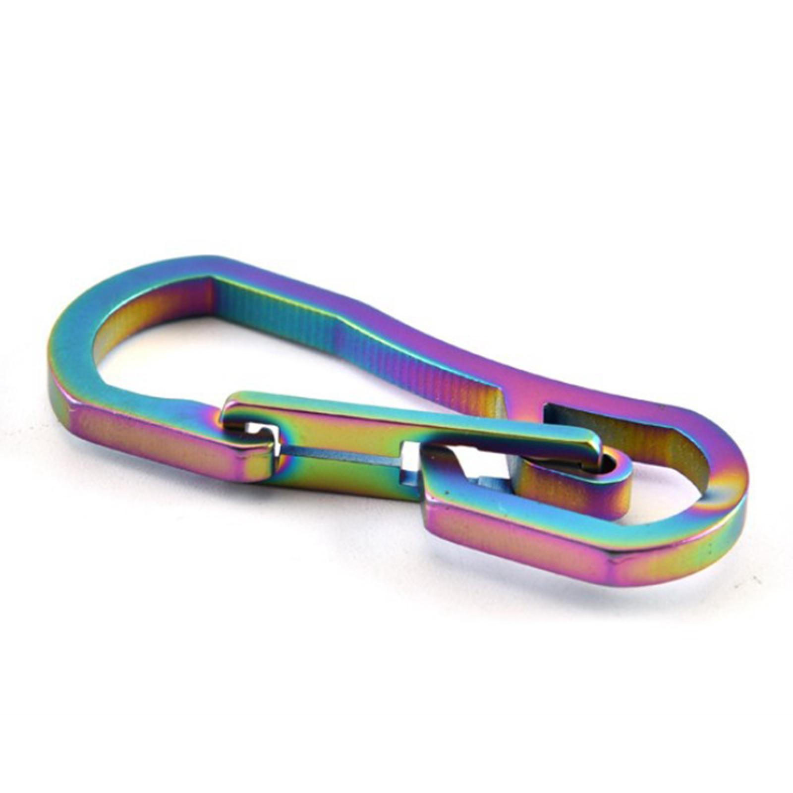 Stainless Steel Carabiner, Keychain Clip, Spring Snap Key Chain Clip Hook Buckle