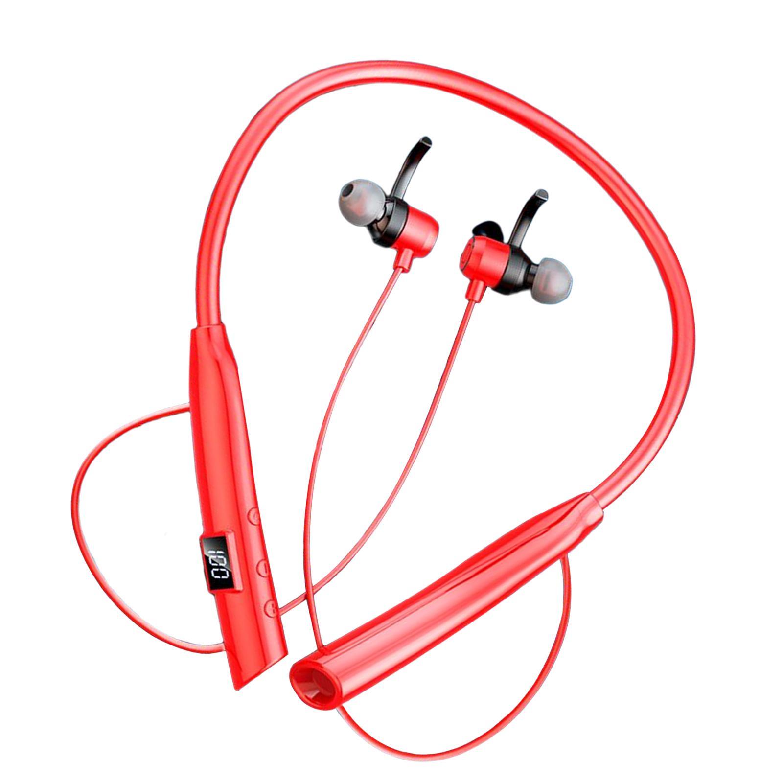 Neckband Headphones Sports Earphones with Microphone Headset Stereo