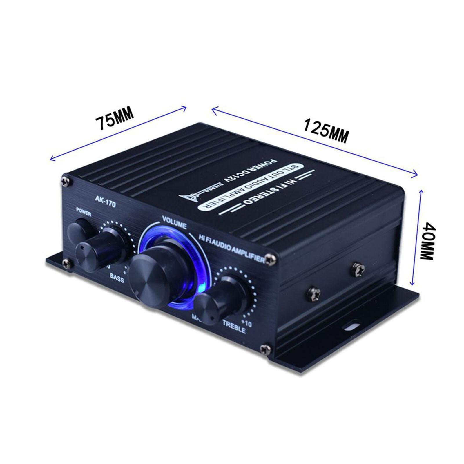 Surround Sound Mini  Sound  Amp Speaker  12V FM USB