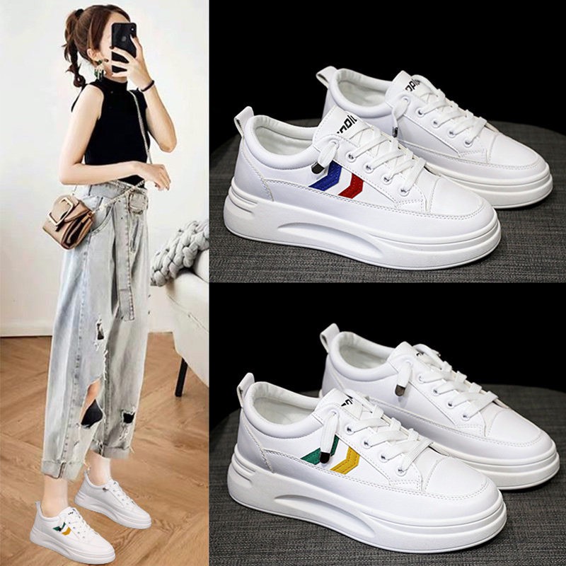 Giày thể thao sneaker nữ MEMANSING da mềm, Giày nữ BAMY độn đế Hàng Quảng Châu Full Box  - TẶNG QUÀ trị giá 50K