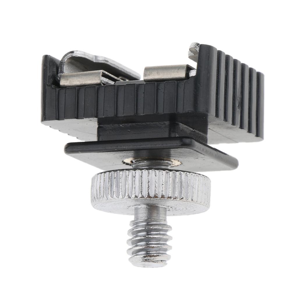 Phép Màu Sáng Đèn Flash Gắn Kết Với Đế Cho Màn Hình LCD Micro Ngoài Adapter Vít 1/4