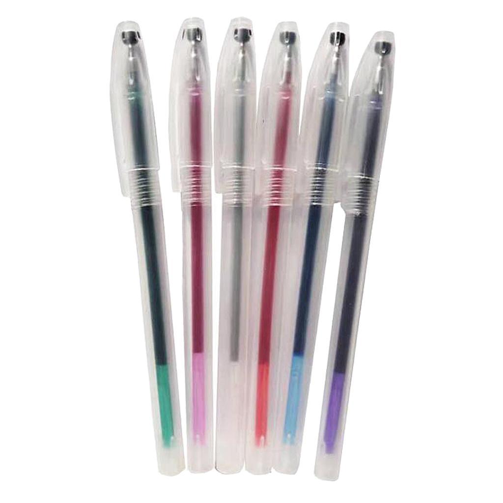6x Soluble Pen Tailor Vanishing Fabric Marker DIY Embroidery Cross-stitch Crafts