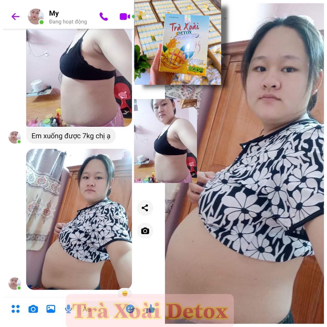 Trà Xoài Kelly Detox 12 Gói Hỗ Trợ Giảm Cân An Toàn , Hiệu Quả Và Thơm Ngon