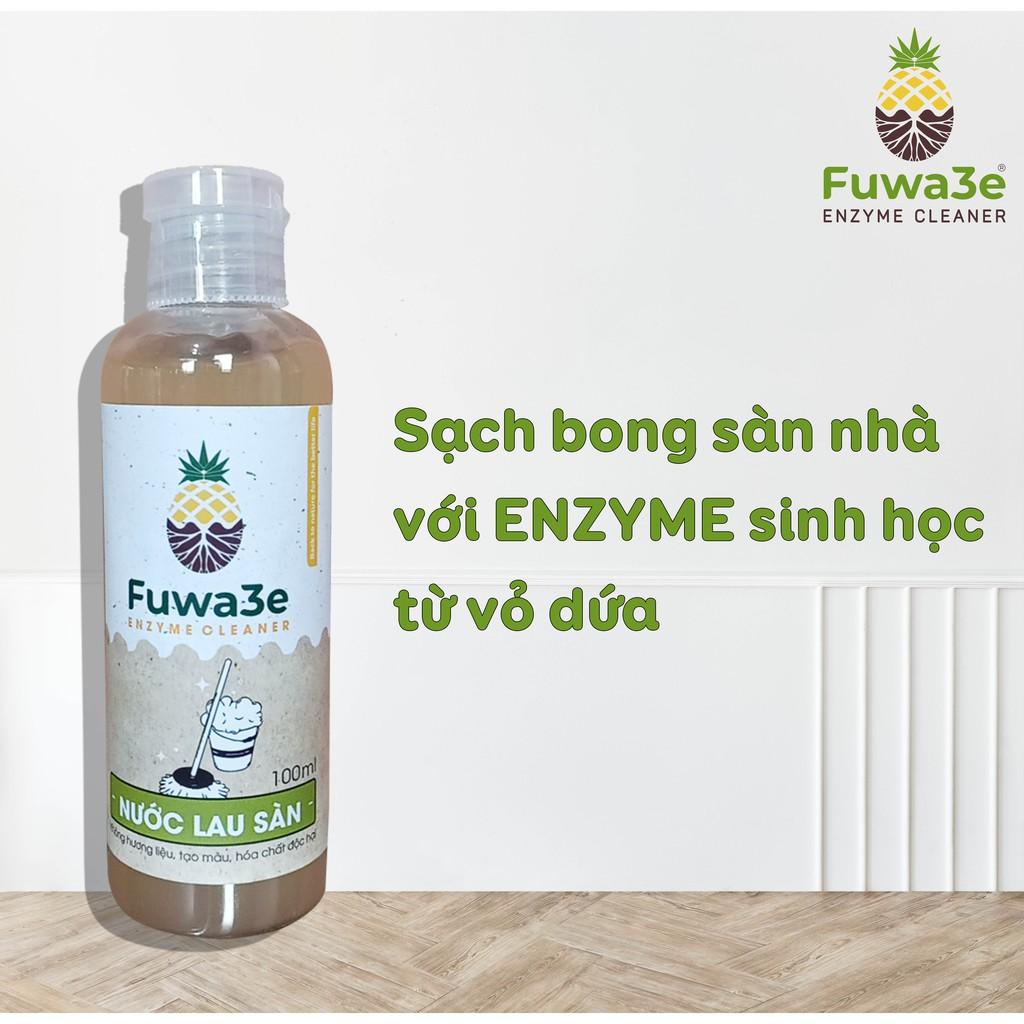 Nước lau sàn Fuwa3e hữu cơ organic sả chanh khử mùi đuổi muỗi kiến diệt nấm mốc 100ml