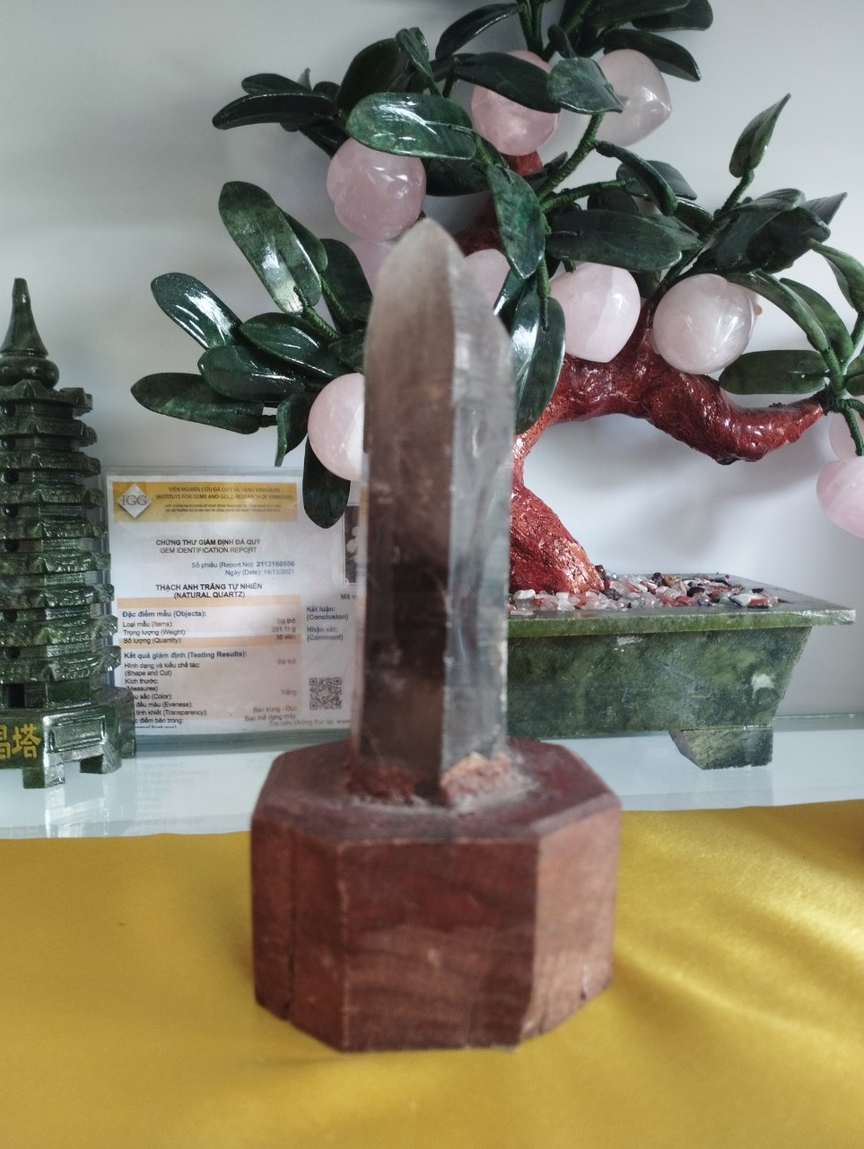 Trụ đá phong thuỷ Thạch khói thiên nhiên