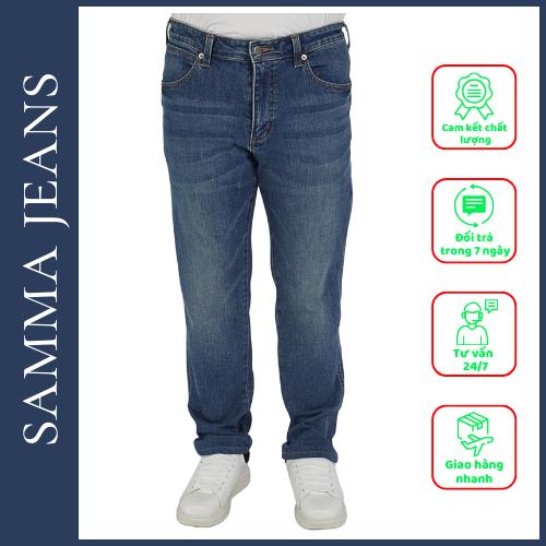 Quần Jean slim straight Q2 LIGHT, quần bò nam co dãn 4 chiều, ống đứng phong cách Hàn Quốc - thương hiệu Samma Jeans