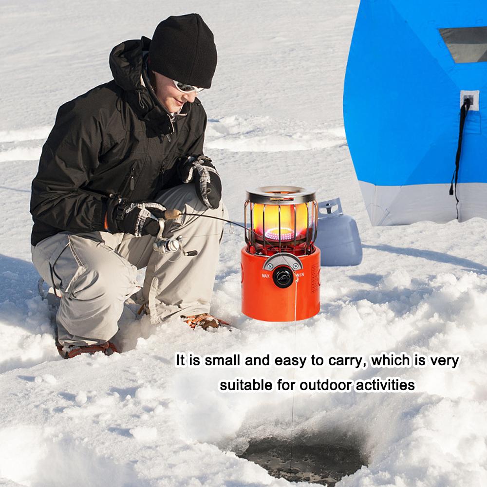 APG Outdoor Multifunctional Camping Furnace Mini 2 In 1 Stoves Portable Picnic Barbecue Stoves High Power Outdoor Cooking Detachable Furnace Warmer