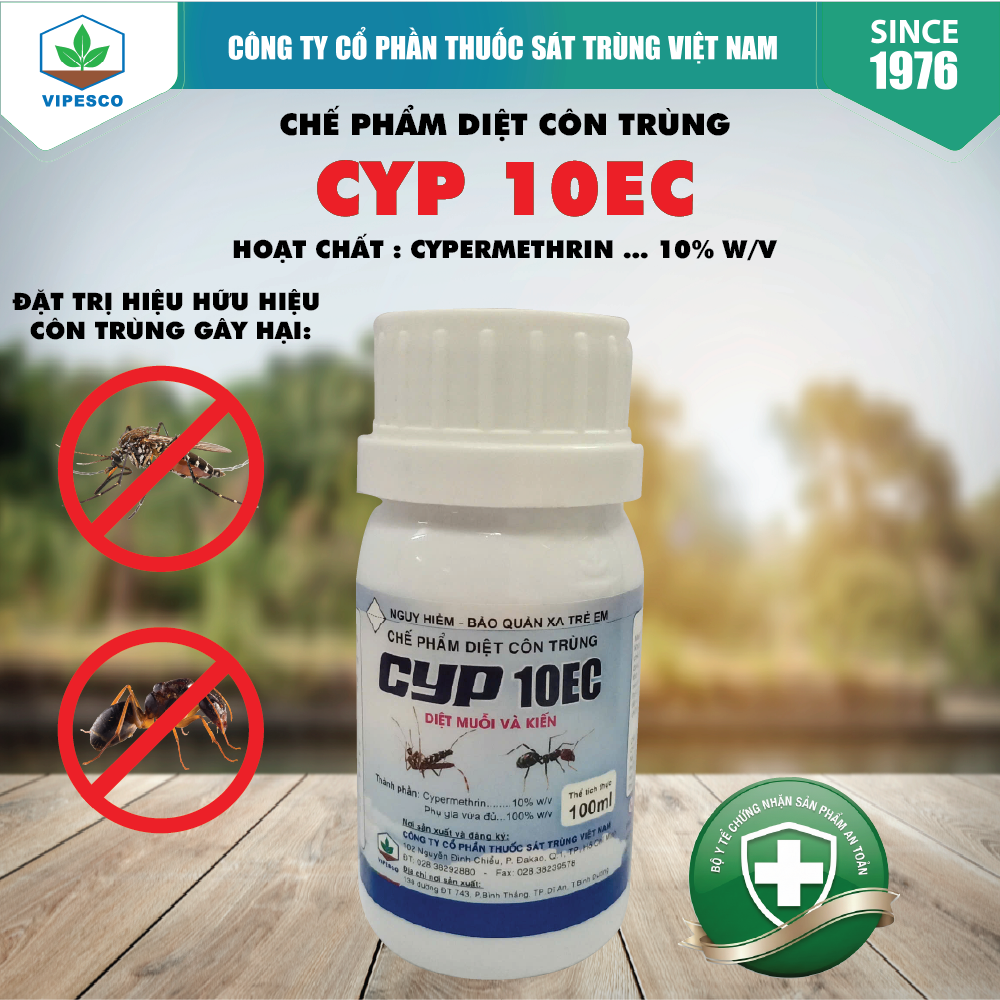 CYP 10EC (100ml) - DIỆT MUỖI VÀ KIẾN