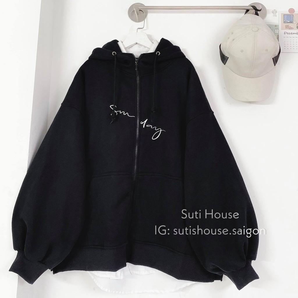 Khoác Nữ Someday 2 Màu Form Rộng Xẻ Tà Tay Phồng Nhẹ Phong Cách Ulzzang - Suti House