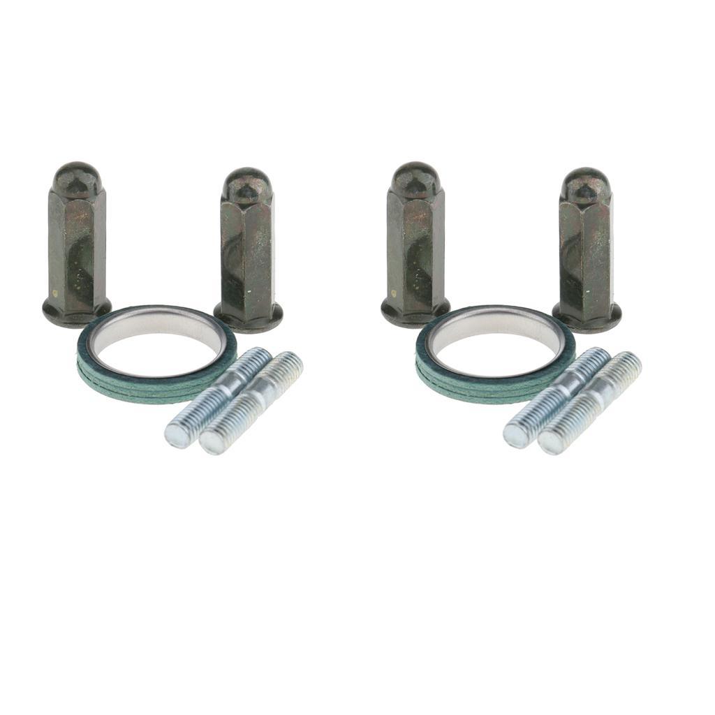 2 Set Exhaust Studs Nuts Gasket Kit For GY6 50cc/125cc/150cc QMB139 Scooters
