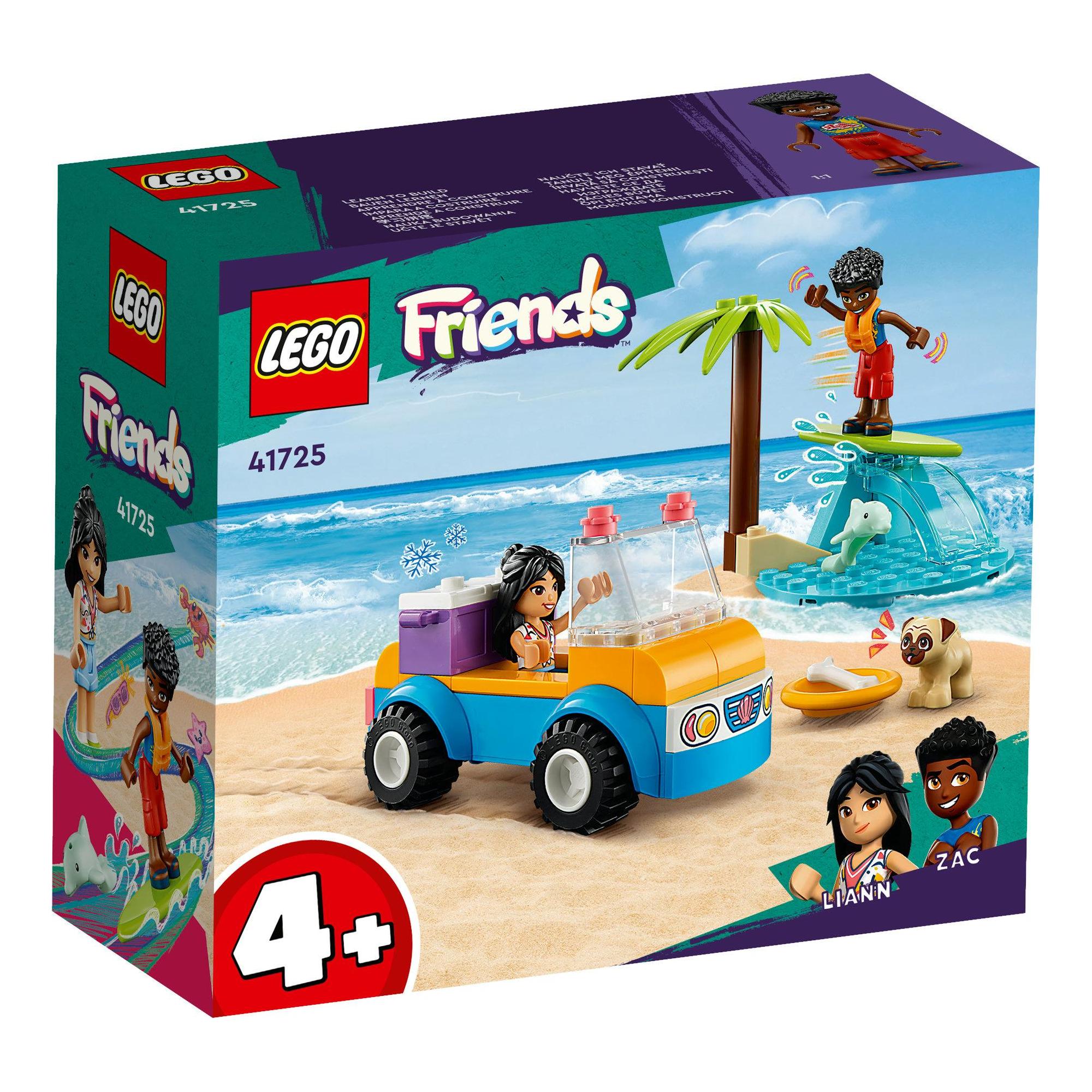 LEGO Friends 41725 Đồ chơi lắp ráp Xe buggy dạo chơi bãi biển (61 chi tiết)