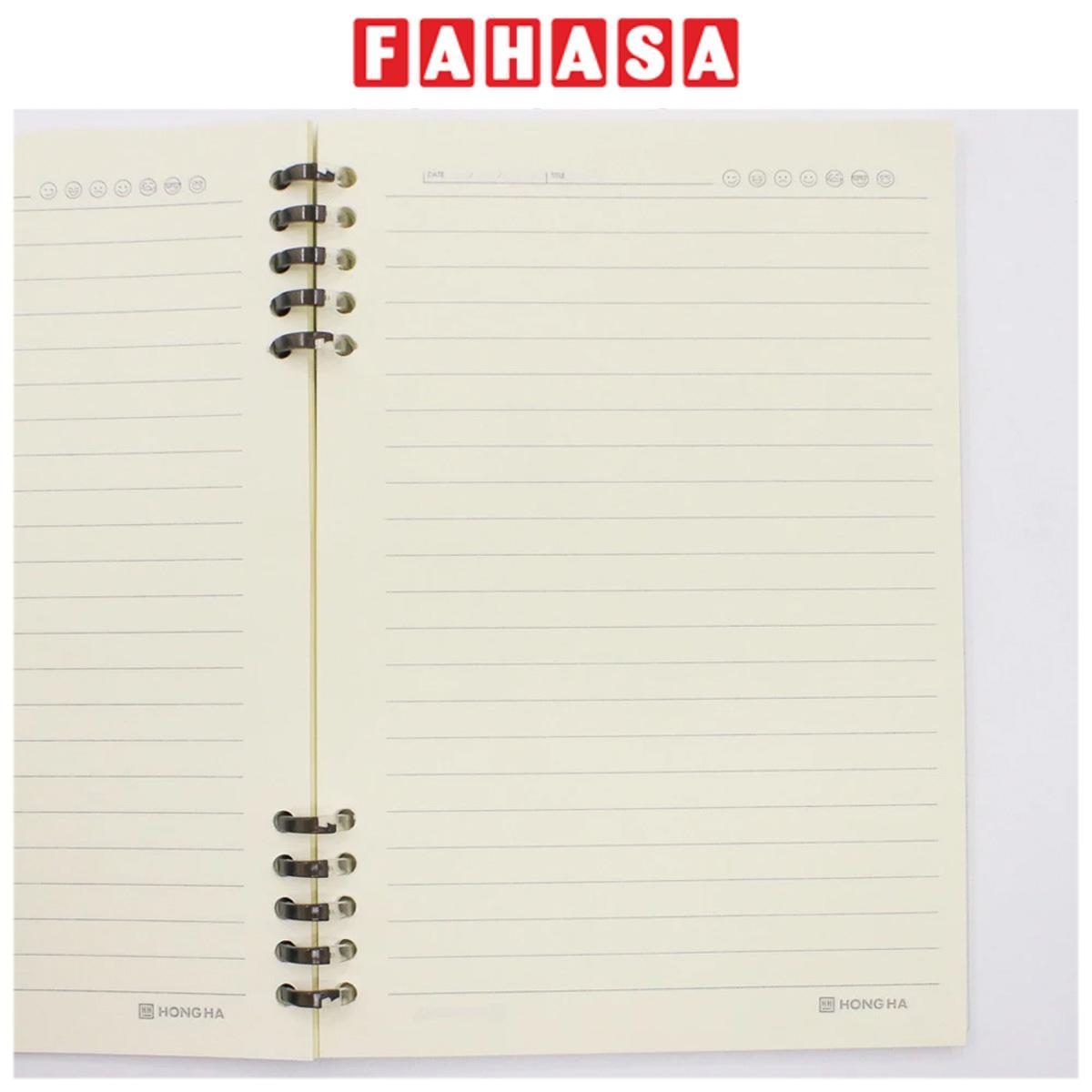 Sổ Lò Xo Bìa Nhựa Basic A5 - 160 Trang 80gsm - Hồng Hà 6744 - Mẫu 3