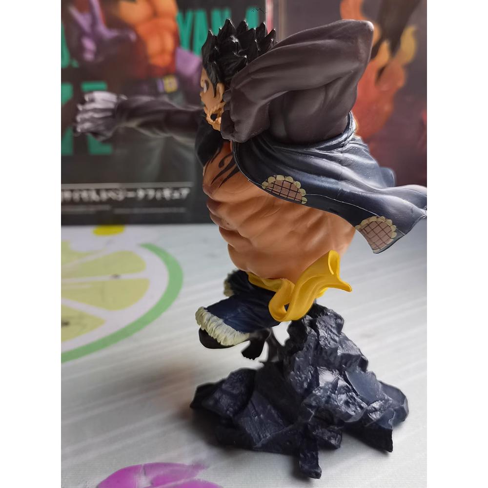 Mô Hình Luffy Gear 4 Hắc HAKI 15cm Mô hình One Piece Cao Cấp, Figure Mô Hình Anmie One Piece Luffy Vua Hải Tặc