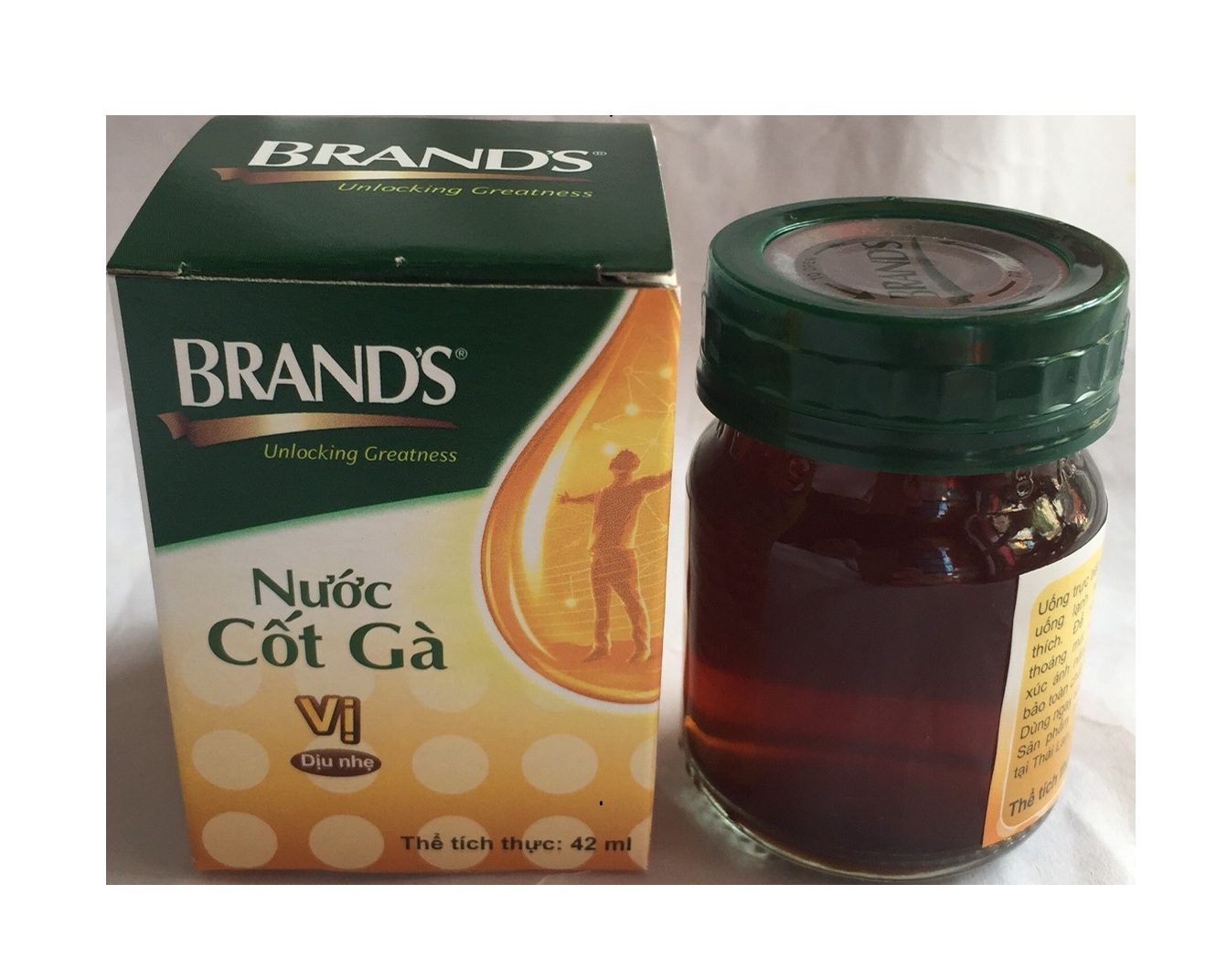 Combo 2 hộp nước cốt gà Brand's 42ml vị dịu nhẹ nhập từ Thái Lan