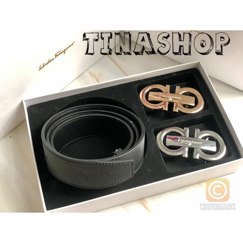 SET BỘ THẮT LƯNG DA NAM CAO CẤP DÂY LƯNG DÂY NỊT 2 MẶT HÌNH ĐẸP SANG TRỌNG
