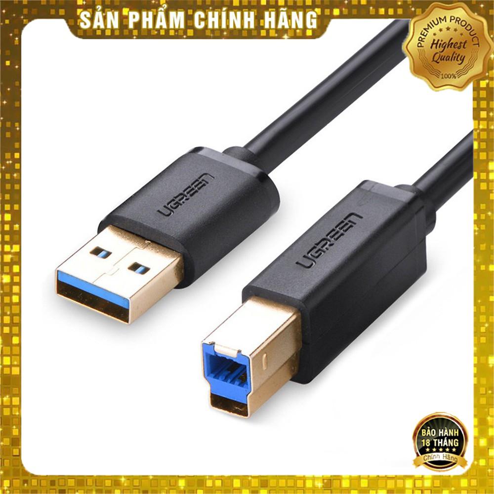 Cáp Máy In USB 3.0 Ugreen 10372 dài 2M chính hãng - Hàng Chính Hãng