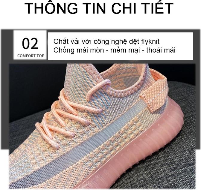 Giày Sneaker C58 đế độn nữ êm ái, năng động