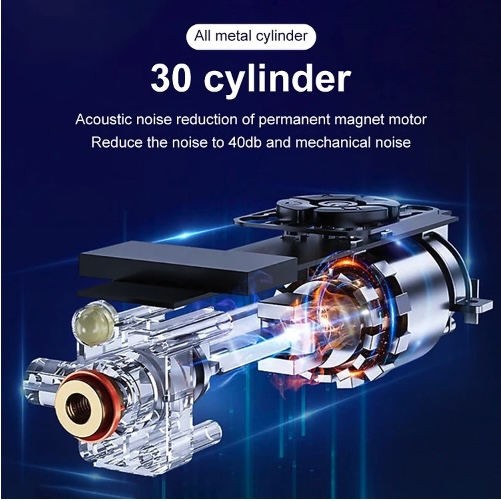 Máy Bơm Lốp Điện Tử Cầm Tay không dây FastROCOSTO Ô Tô, Xe Máy, Xe Đạp