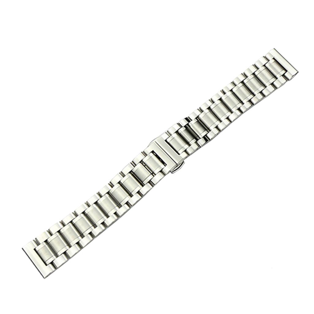 Stainless Steel Wristwatch 16-24mm Antirust