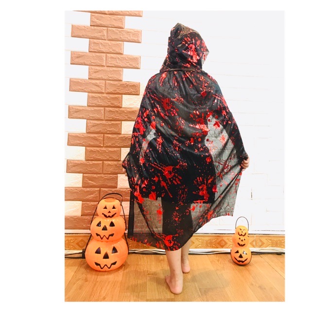 Áo choàng thủy thủy kèm mũ dày đẹp hoá trang halloween