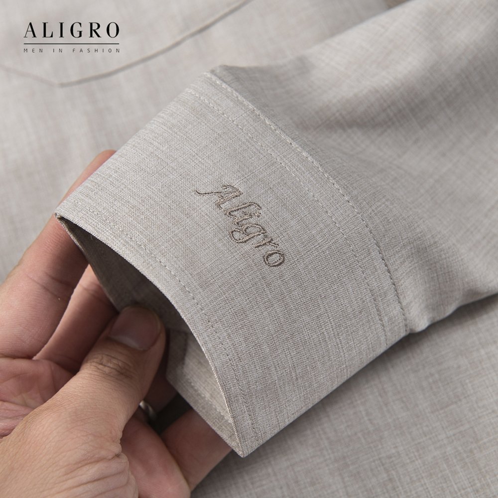 Áo sơ mi nam dài tay ALIGRO chất liệu pirma cotton mềm mịn, kiểu dáng đơn giản, tinh tế ALGS157