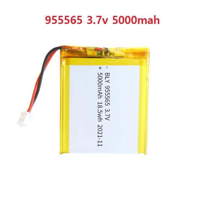 Pin Sạc Lithium Polymer 3.7V 5000mah 955565 Cho tai nghe,loa Mp3 MP4 MP5 GPS PSP Bluetooth hàng mới