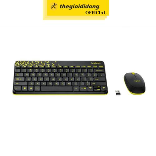 Bộ Bàn Phím Chuột Không Dây Logitech MK240 - Hàng Chính Hãng
