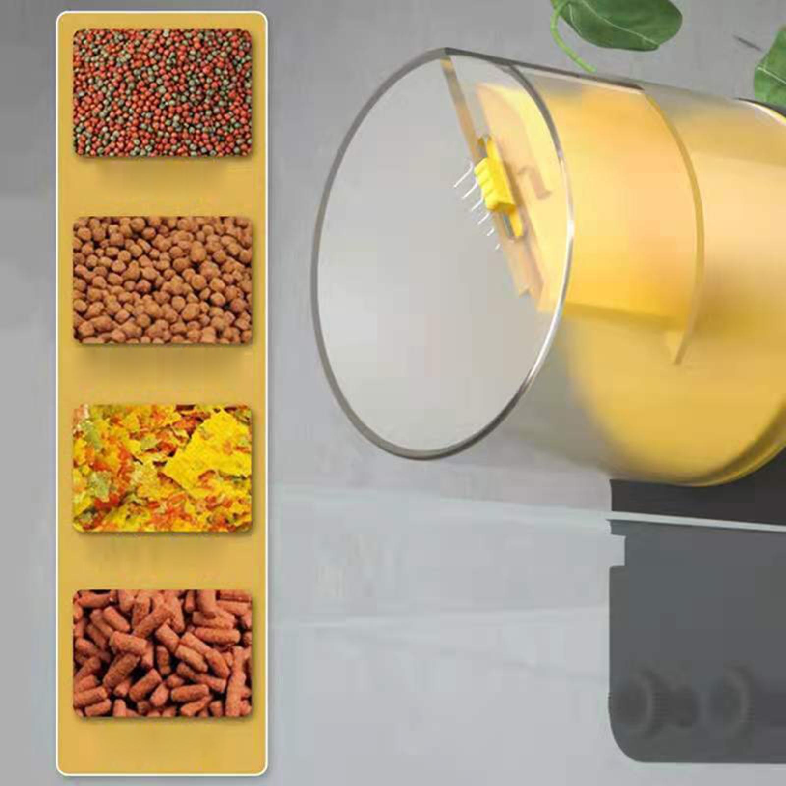 Automatic Feeder Turtle Tank Aquarium 12/24H Timer Feeders on Weekend