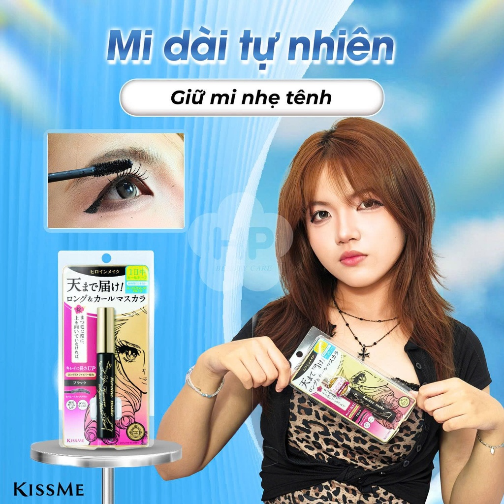 Set Vỉ Mascara Chuốt Mi Dài Và Mascara Tẩy Trang Mi Kissme Heroine (2 cây )