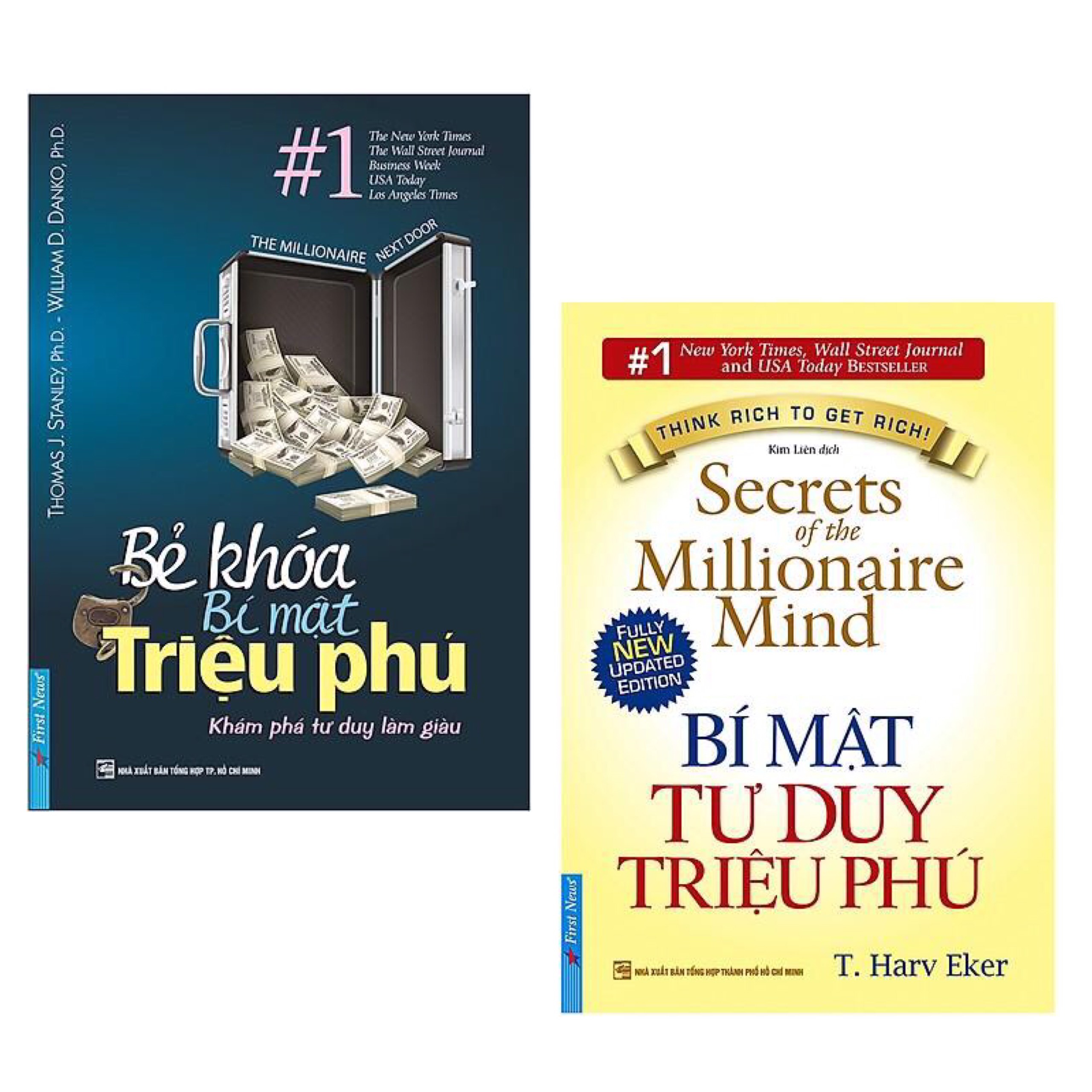 Combo Sách Kỹ Năng Hay: Bẻ Khóa Bí Mật Triệu Phú (Tái Bản) + Bí Mật Tư Duy Triệu Phú (Tái Bản)