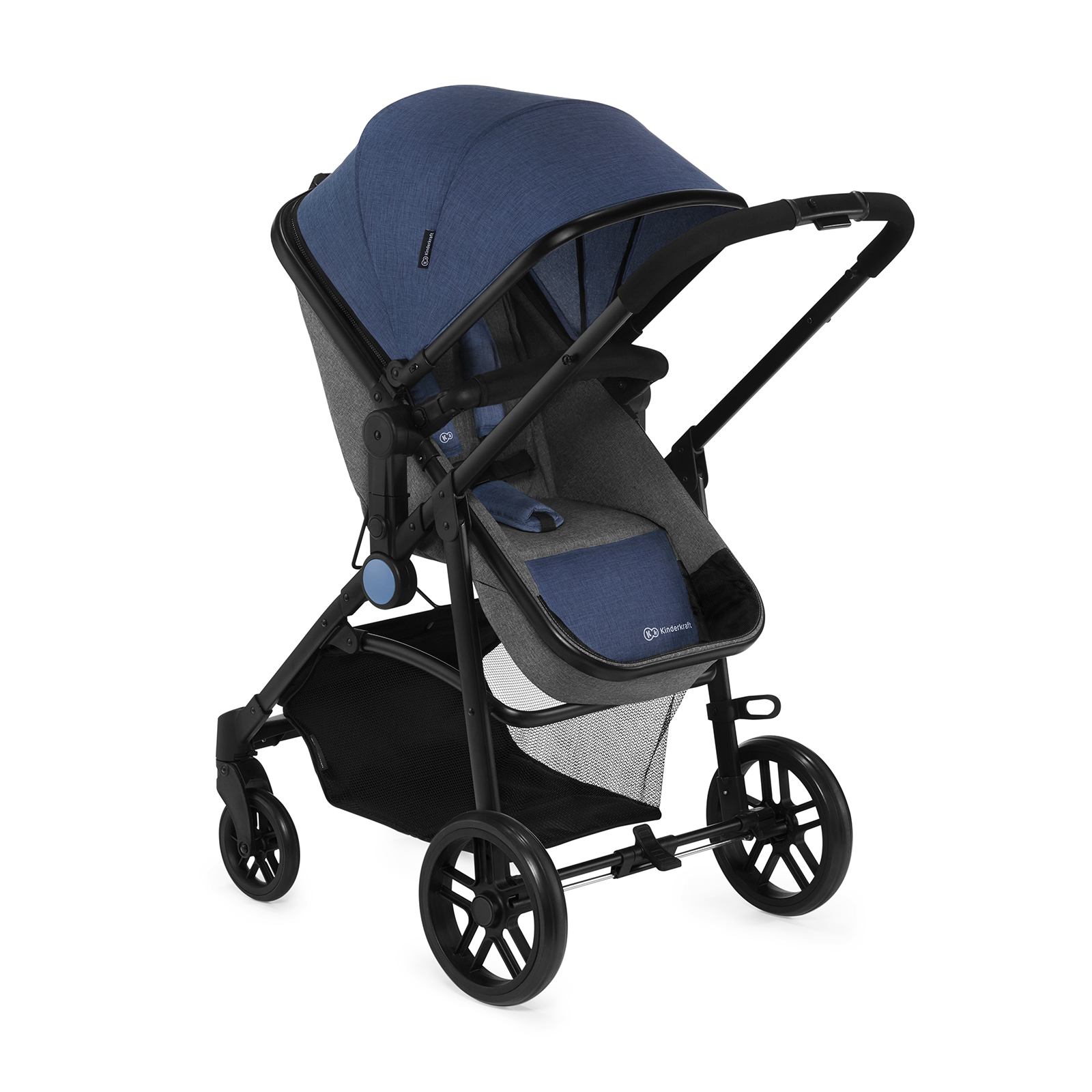 Bộ xe đẩy Kinderkraft Juli 2in1 cho bé từ 0 tháng tuổi đến 15kg - Xe đẩy, xe nôi - Hàng chính hãng