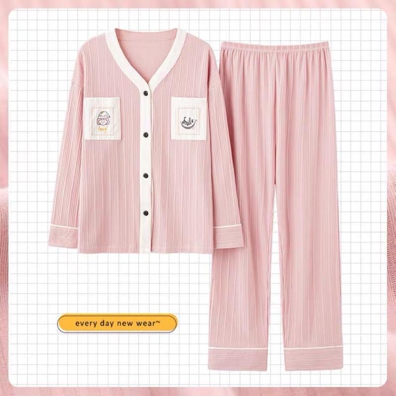 Bộ Ngủ Pyjama Nữ - Bộ Mặc Nhà Chất Cotton 100% Form Đẹp Hàng Chuẩn