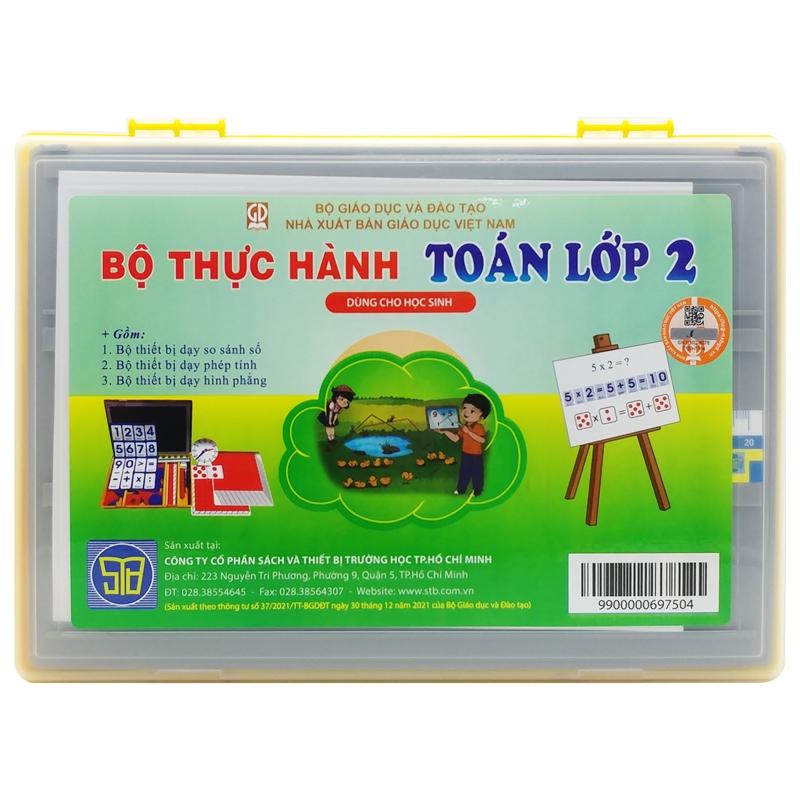 Bộ 2 Hộp Thực Hành Toán Lớp 2 Dùng Cho Học Sinh