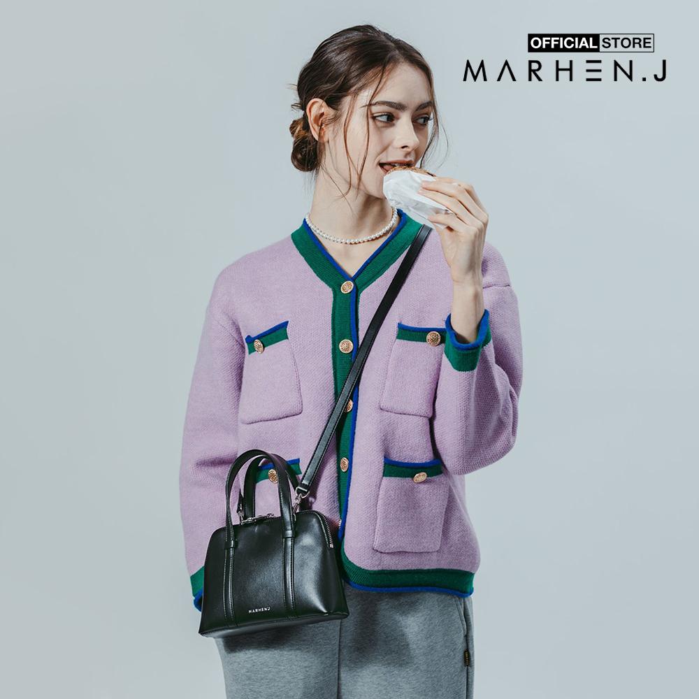 Marhen.J - Túi xách nữ hình thang Hazel Mini MJ22DHAZMN-BK