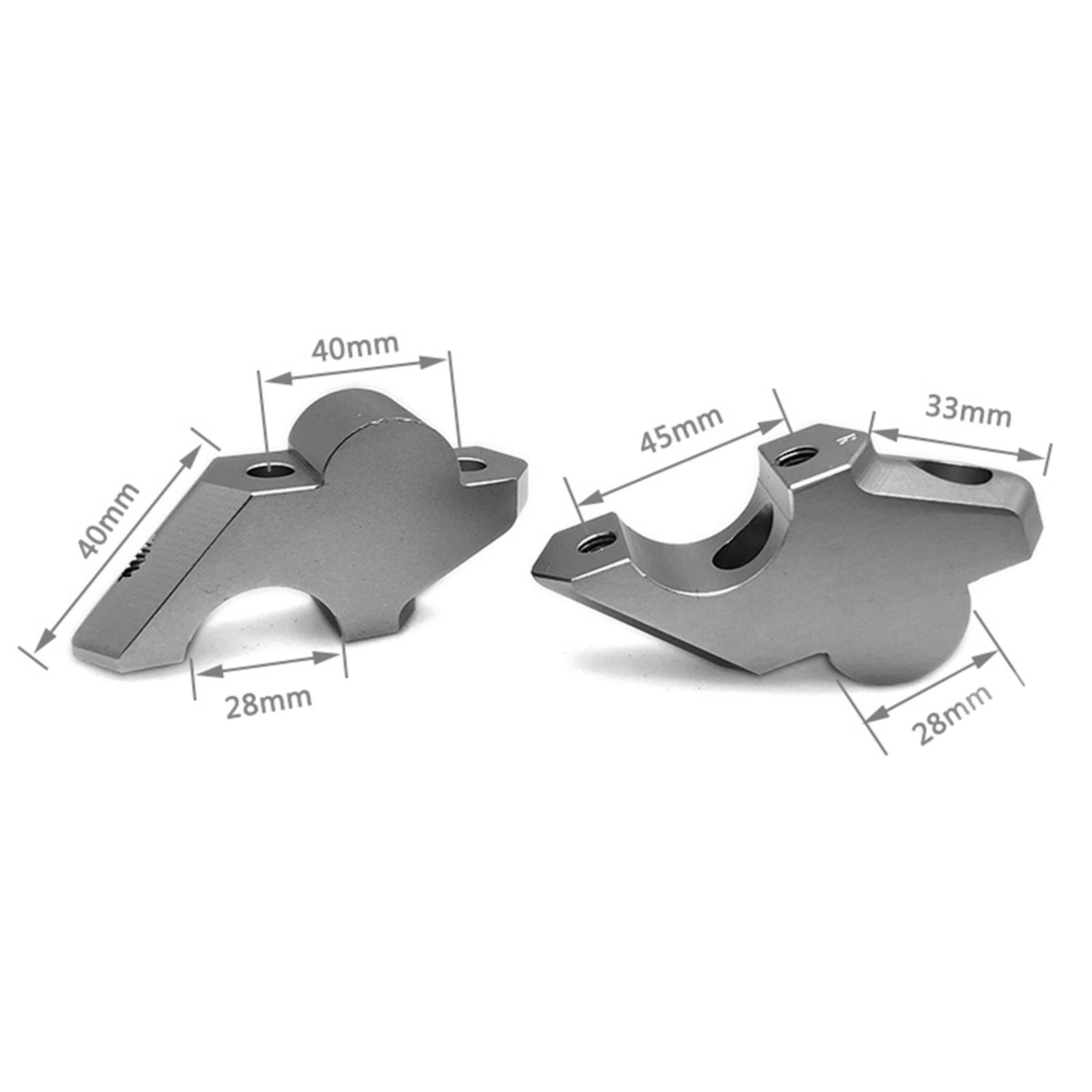 2 Pieces Handlebar Riser Mount Clamp for F900R Motorcycle Parts