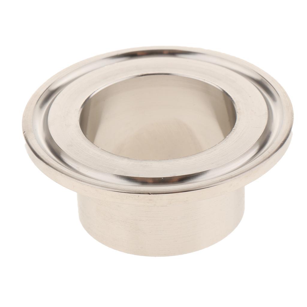 10-16pack Sanitary Pipe Weld Ferrule Tri Clamp Type Stainless Steel Flange SUS