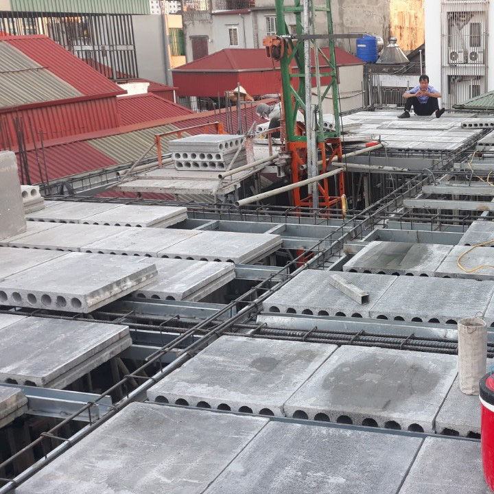 Sàn panel siêu nhẹ - Sàn bê tông nhẹ lắp ghép 100