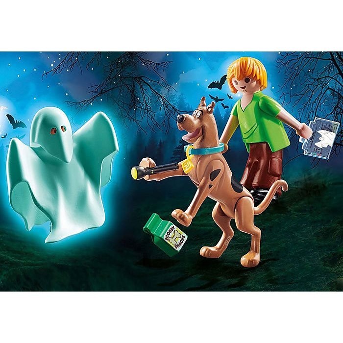 Đồ chơi nhập vai Playmobil SCOOBY-DOO! Scooby &amp; Shaggy và hồn ma bí ẩn