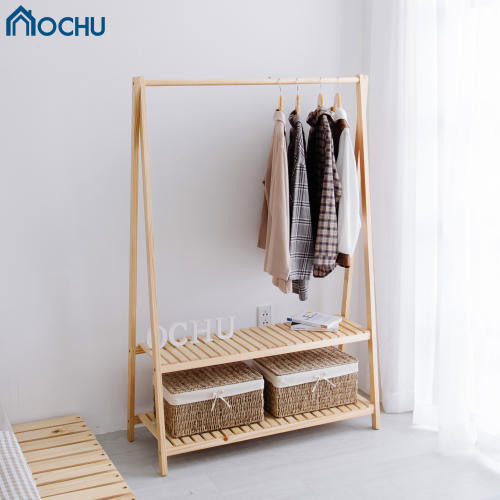 Giá Treo Quần Áo Bằng Gỗ Thông OCHU - A Hanger 2F Size L