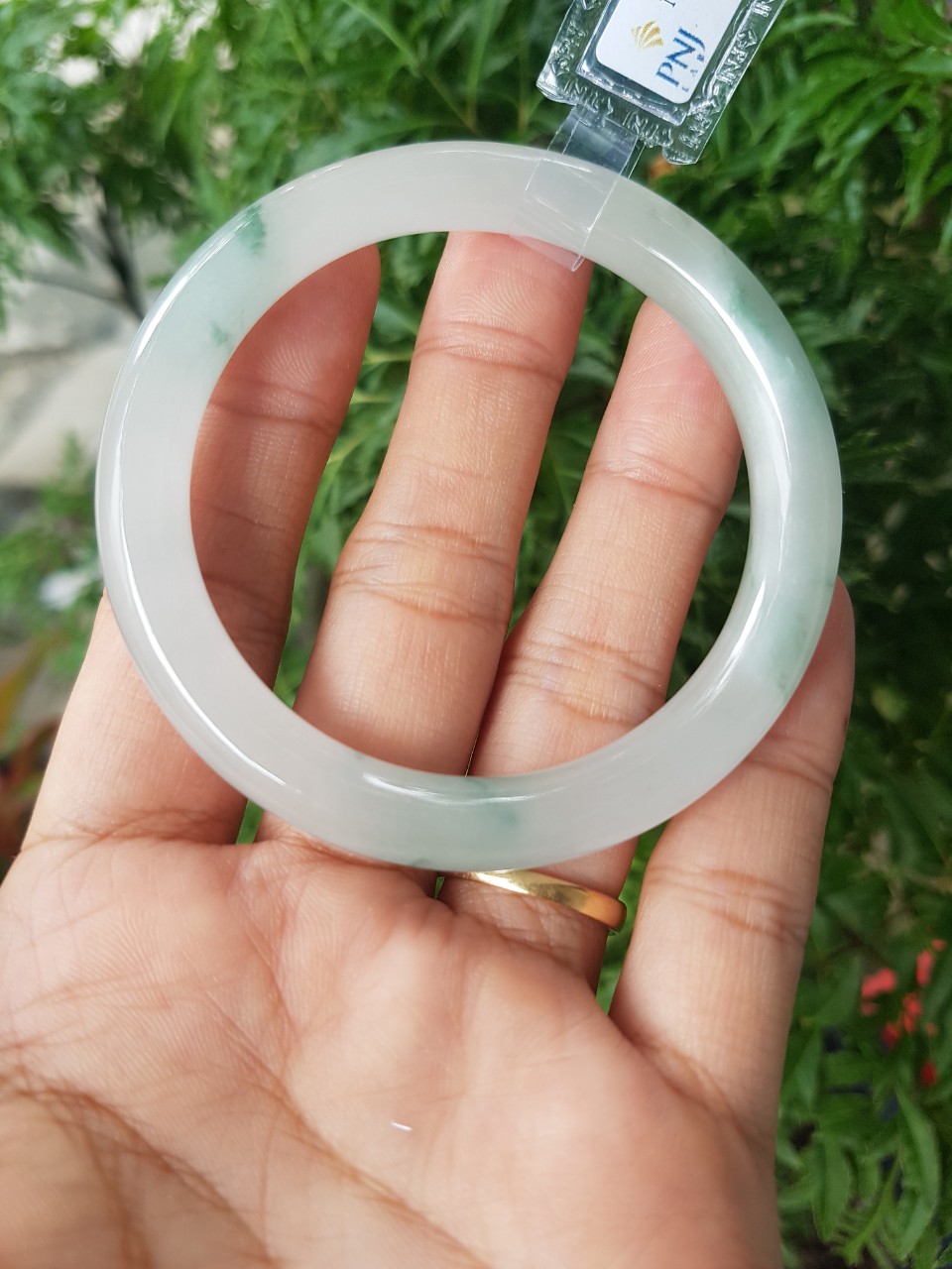 Vòng cẩm thạch, size 50mm, đã kiểm định PNJ