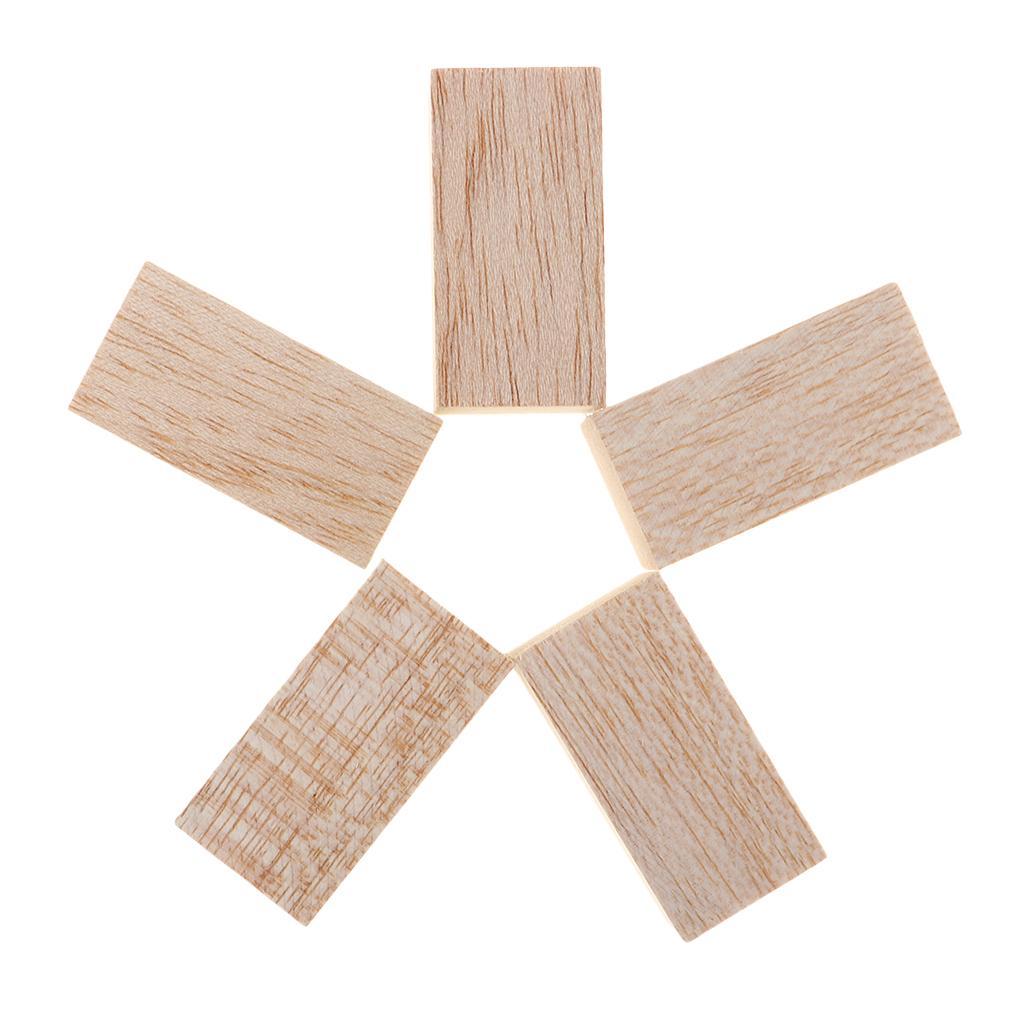 25 Pieces Handmade Mini Cube Wooden Blocks Building Blocks for Crafts Or Children's Toys