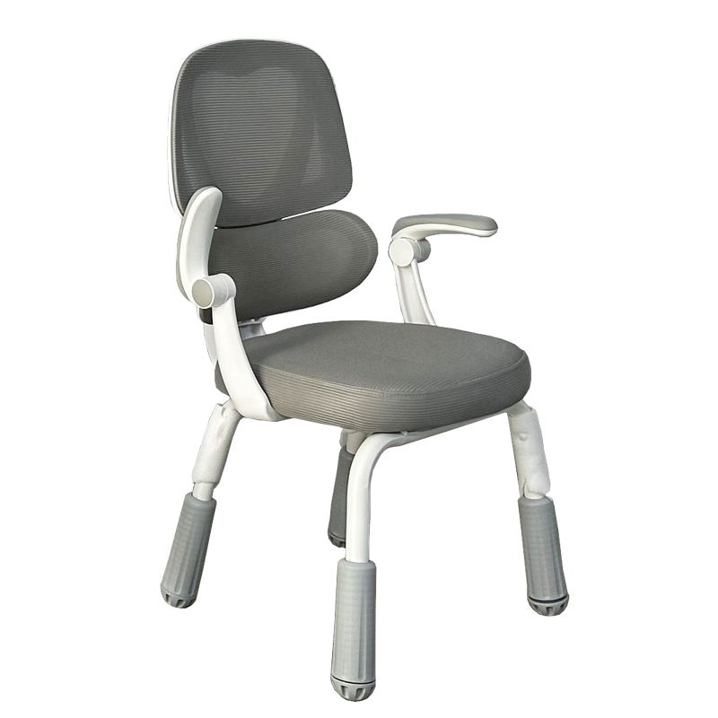 Ghế học sinh học bài chống gù CE1026-M Nội thất Capta Ghế ngồi học bài tại nhà lưng lưới nệm vải khung tay nhựa điều chỉnh được chân sắt sơn tĩnh điện
