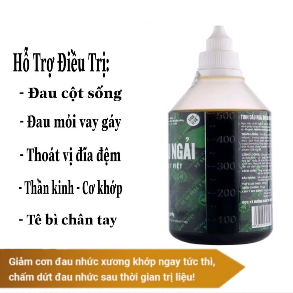 Combo 2 chai Tinh Dầu Ngải 500 ml + 1 chai 50ml