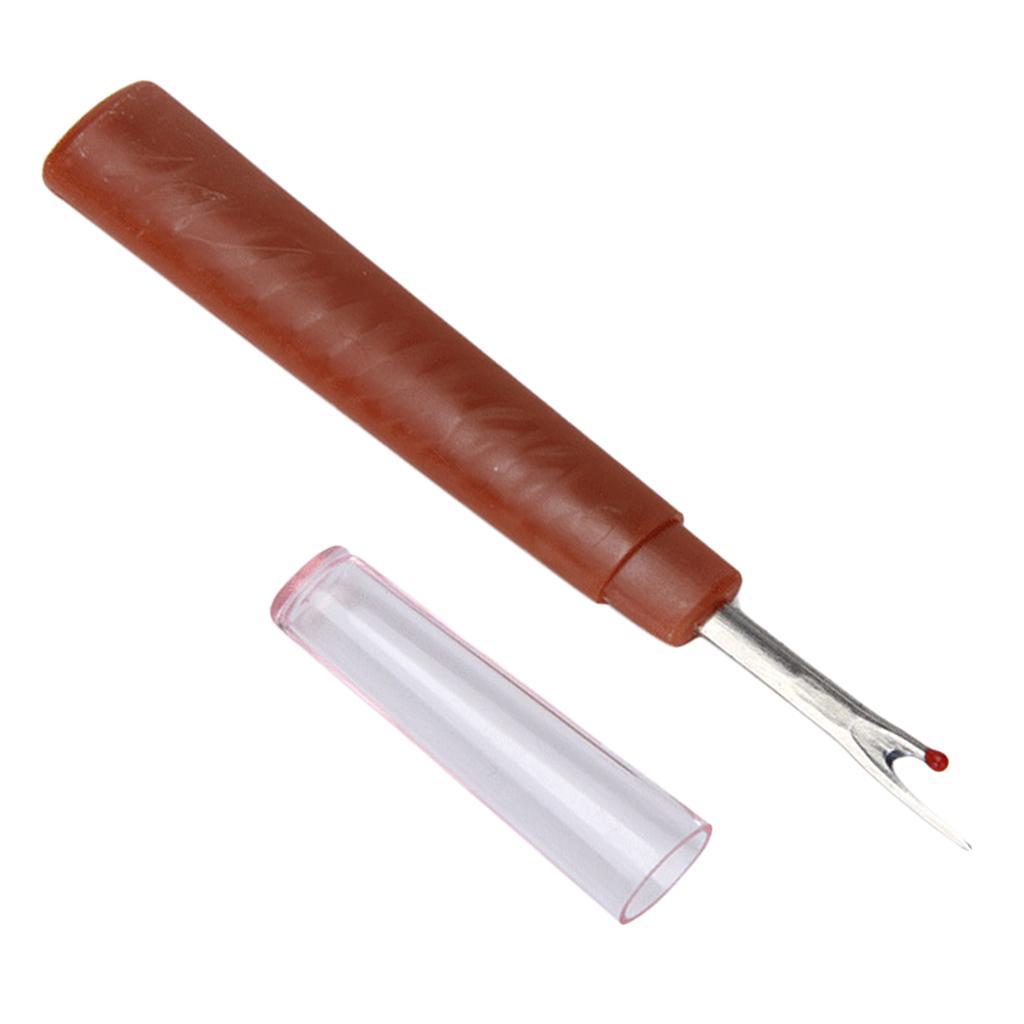 Brown Seam Ripper + Tomato Shape Pin Cushion Useful Sewing Tool