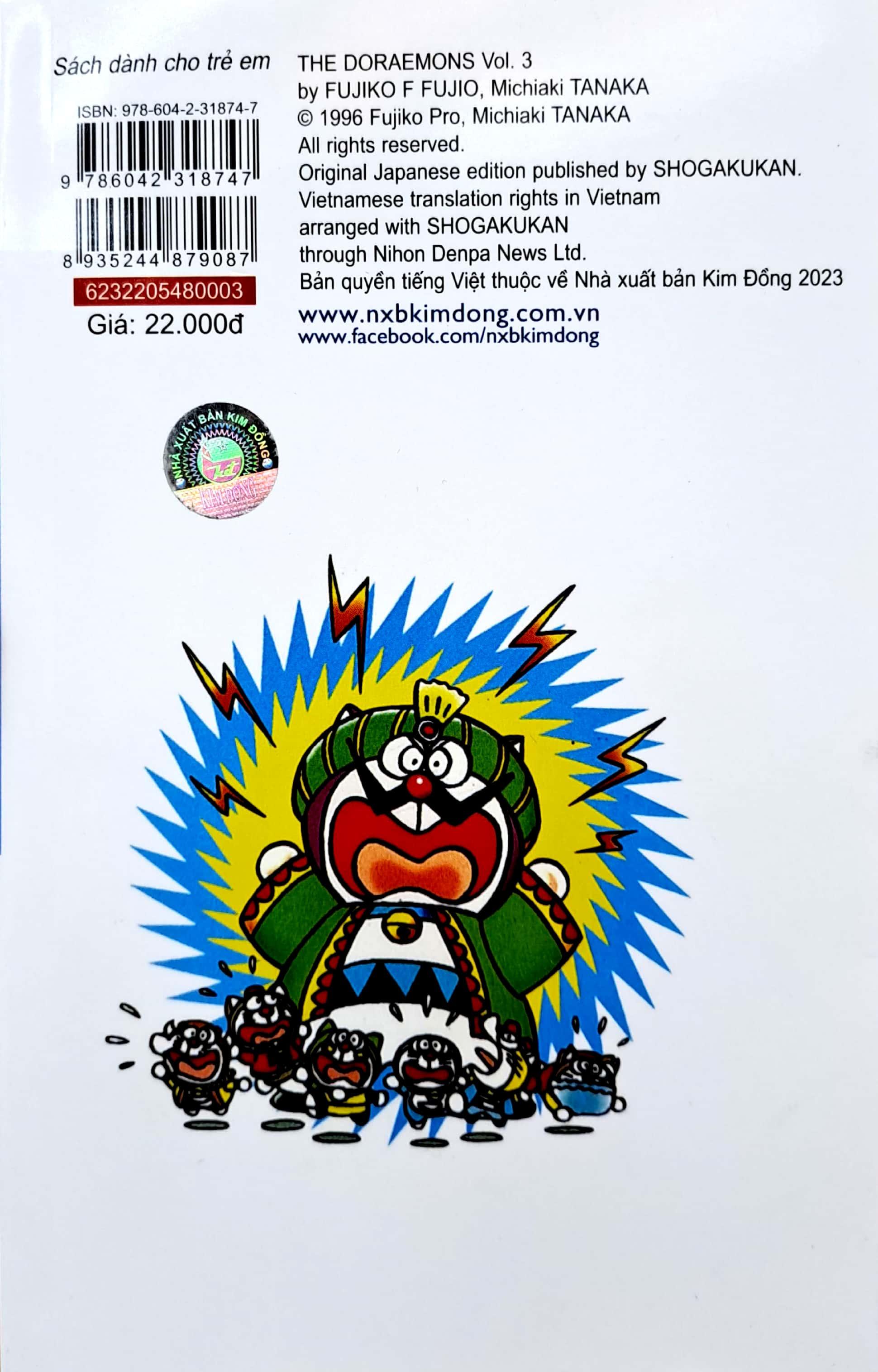 Đội Quân Doraemon Tập 3 (Tái Bản 2022)